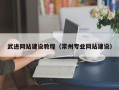 泸州武进网站建设教程（常州专业网站建设）